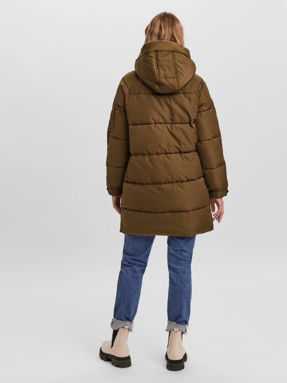 Jachetă kaki pentru femei, model „Eloise”, pentru între sezonuri | VERO MODA